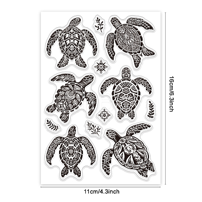 Custom Summer Theme PVC Plastic Clear Stamps DIY-WH0631-0037-1