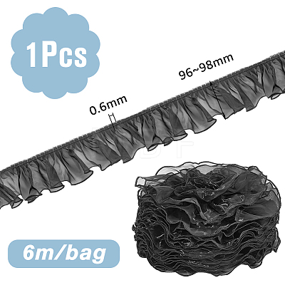 6M Organza Lace Trim Fabric SENE-HY0001-01B-1