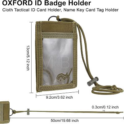 Oxford Cloth Tactical ID Card Holder FIND-WH0105-56B-1