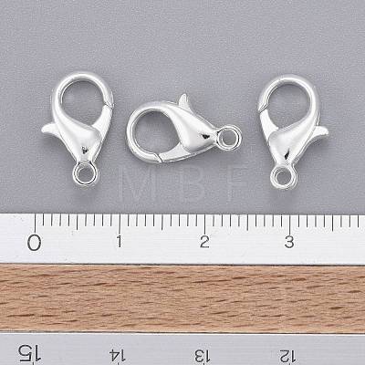 Zinc Alloy Lobster Claw Clasps E105-S-1