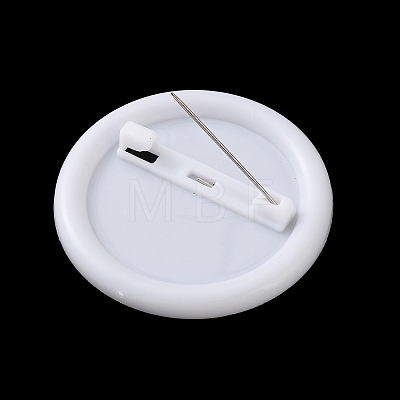 Round Plastic Brooch Base Settings KY-D025-02A-1