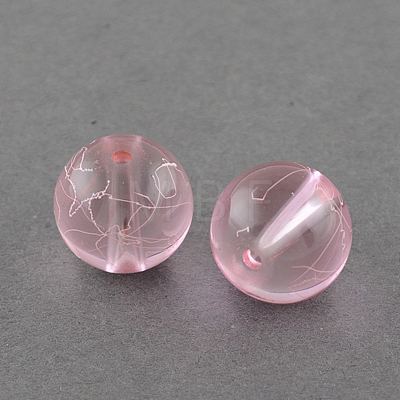 Drawbench Transparent Glass Beads Strands X-GLAD-Q012-10mm-02-1