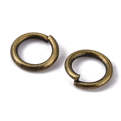 Brass Round Open Jump Rings for Jewelry DIY X-JRC7MM-AB-1