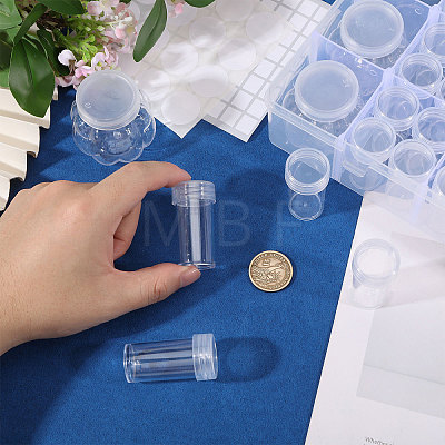 Rectangle Plastic Organizer Storage Grid Bead Containers CON-WH0100-80-1