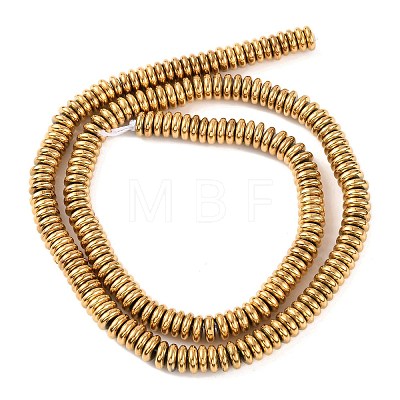 Electroplated Synthetic Non-magnetic Hematite Beads Strands G-H027-D01-02-1