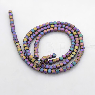 Electroplate Non-magnetic Synthetic Hematite Beads Strands G-J212D-05-1