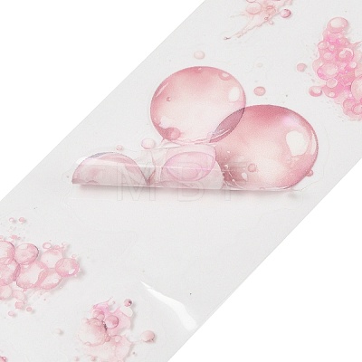 Color Bubble Series PET Decorative Stickers AJEW-S038-03D-1