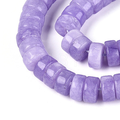Dyed Natural White Jade Beads Strands G-T143-17F-1