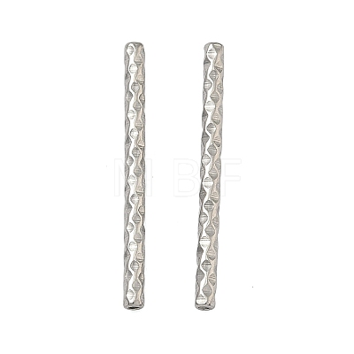 304 Stainless Steel Tube Beads STAS-Z192-07P-06-1