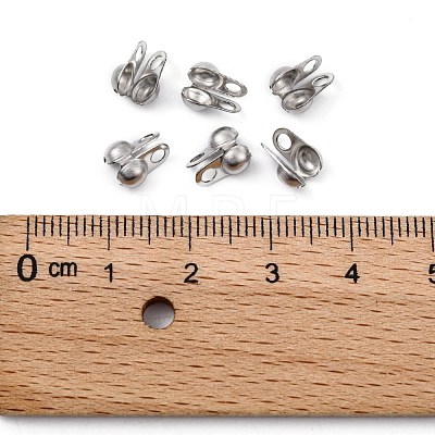 304 Stainless Steel Bead Tips X-STAS-R063-22-1