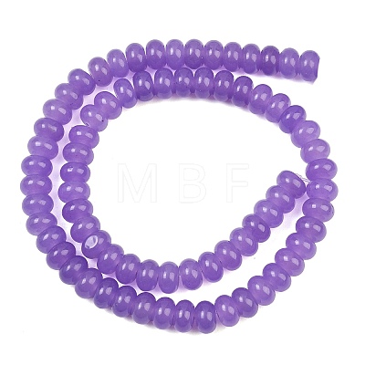 Natural Deyd White Jade Beads Strands GG-CBAD029-B04-5x8mm-1
