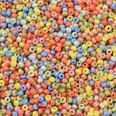Opaque Colours Luster Glass Seed Beads SEED-A030-09A-1