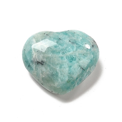 Natural Amazonite Home Heart Love Stones G-G986-03-1