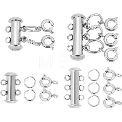 Unicraftale 304 Stainless Steel Clasps Sets STAS-UN0010-94P-1