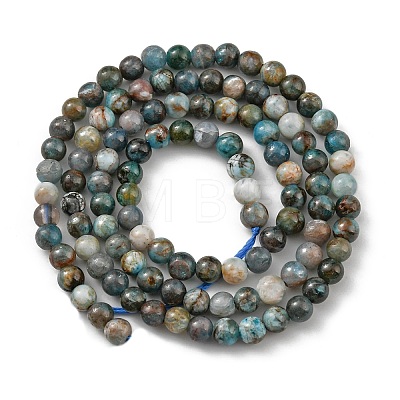 Round Natural Apatite Beads Strands G-K068-02-5mm-1