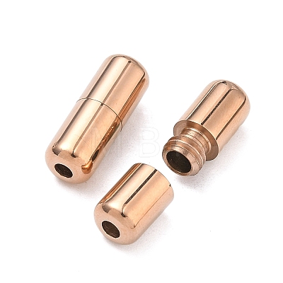 304 Stainless Steel Screw Clasps STAS-A138-10A-KCG-1