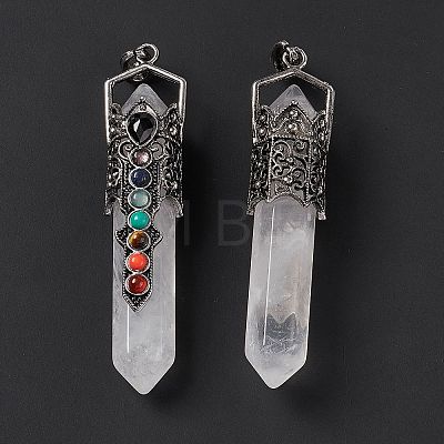 Natural Quartz Crystal Big Pendants G-H281-02D-1