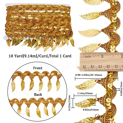 Polyester Braid Sequin Trimming OCOR-WH0085-03A-1