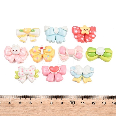 Opaque Resin Cabochons RESI-L051-03-1