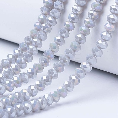 Electroplate Glass Beads Strands LS-EGLA-A034-P2mm-B11-1