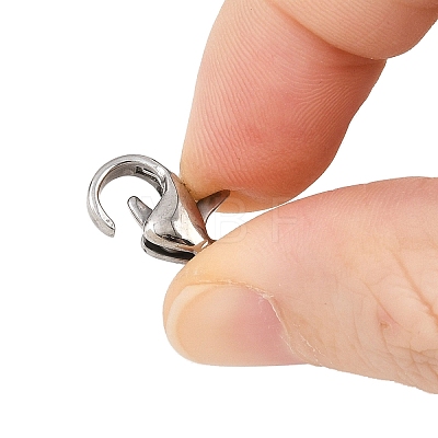 Tarnish Resistant 304 Stainless Steel Lobster Claw Clasps X-STAS-AB16-1