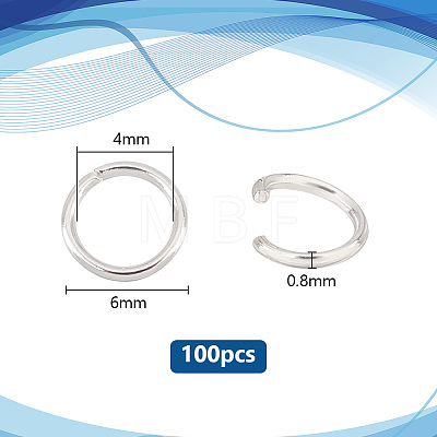 Rack Plating Brass Open Jump Rings KK-PH0010-07B-S-1