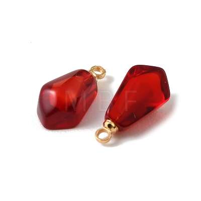 Transparent Resin Imitation Fruit Pendants FIND-E059-02B-1
