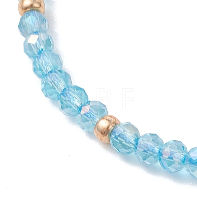 2Pcs Adjustable Glass Seed Beads & Glass Beads Braided Bead Bracelets Set BJEW-MZ00287-02-1