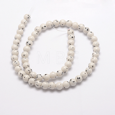 Natural Yellow Jade Beads GSR8mmC192-1