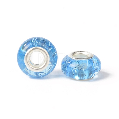 Rondelle Resin European Beads RPDL-A001-01-01-1