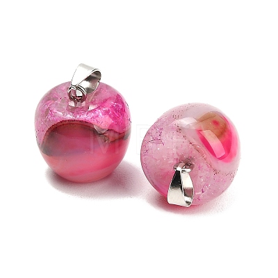 Teachers' Day Natural Agate Pendants GG-K002-14G-1
