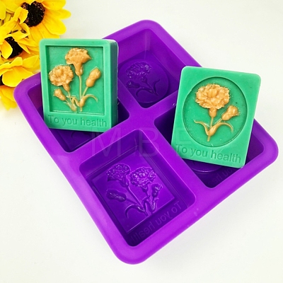 DIY Soap Silicone Molds SOAP-PW0001-029-1