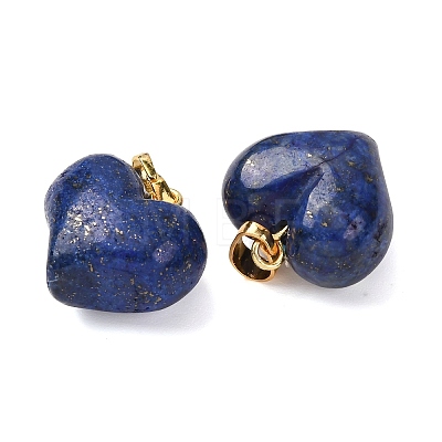 Dyed Natural Lapis Lazuli Pendants G-B188-04G-01-1
