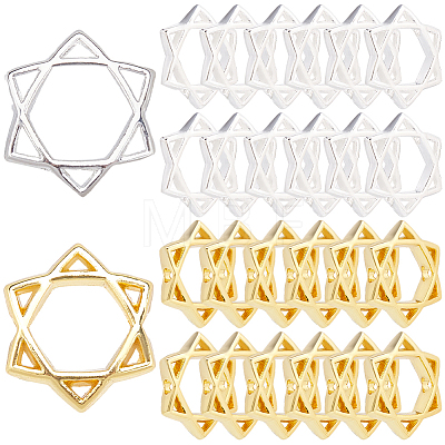 50Pcs Long-Lasting Plated Alloy Bead Frame FIND-SP0002-54-1