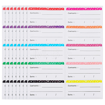 10 Sheets Paper Self Adhesive Stickers DIY-TADJ0001-18-1