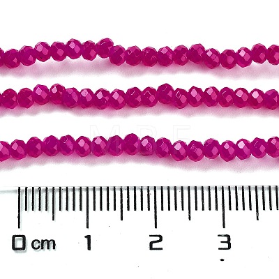 Baking Painted Imitation Jade Glass Bead Strands DGLA-A034-J2MM-A4-1