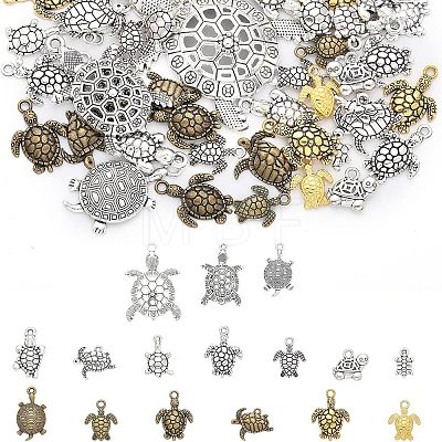 16 Style Tibetan Style Alloy Pendants FIND-CA0006-35-1