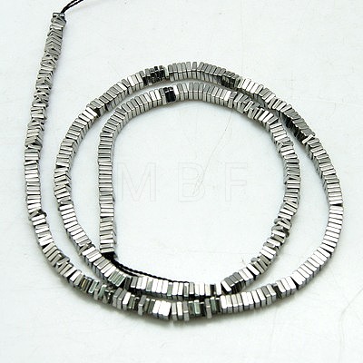 Non-magnetic Synthetic Hematite Beads Strands G-K003-3mm-06-1