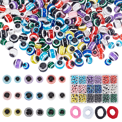   DIY Colorful Evil Eye Stretch Bracelst Making Kits DIY-PH0002-03-1
