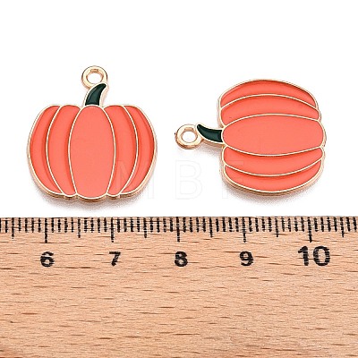 Thanksgiving Day Theme Alloy Enamel Pendants ENAM-T020-35I-1