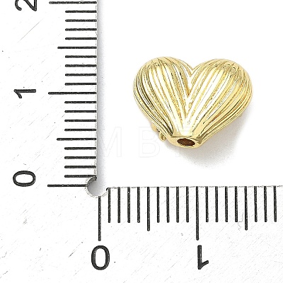 Brass Micro Pave Clear Cubic Zirconia Beads KK-I476-19G-1