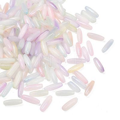 Electroplate Glass Beads EGLA-K064-04-1