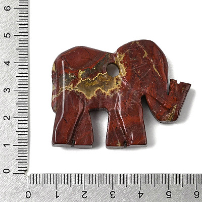 Natural Brecciated Jasper & Mahogany Obsidian & Lemon Jade & Red Jasper Big Pendants G-Z109-01B-1