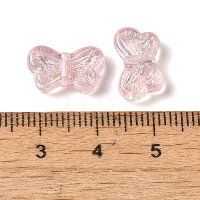 UV Plating Transparent Acrylic Beads OACR-G036-14G-1