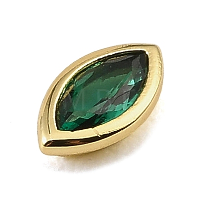 Brass Pave Cubic Zirconia Cabochons CU-CBA30E8-02G-03-1