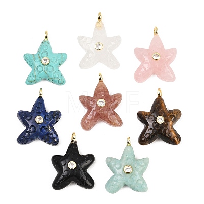 Natural & Synthetic Gemstone Pendants G-H353-01G-1