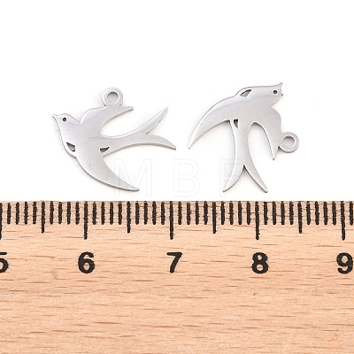304 Stainless Steel Charms STAS-E521-07P-06-1