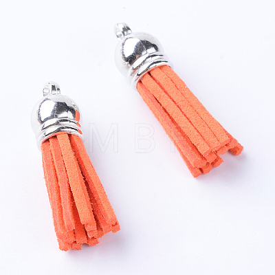 Faux Suede Tassel Pendant Decorations X-FIND-T002-A34-1