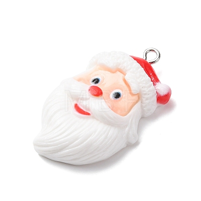 Christmas Opaque Resin Pendants LS-RESI-A049-05B-1
