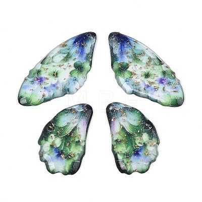 Transparent Epoxy Resin Pendants RESI-T057-30B-1